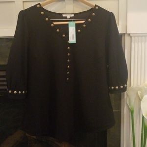 Lisbon stud detail blouse